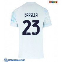 Fotballdrakt Herre Inter Milan Nicolo Barella #23 Bortedrakt 2025-26 Kortermet